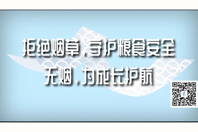 外国操逼网拒绝烟草，守护粮食安全